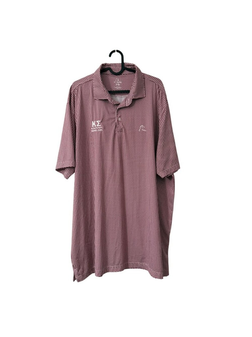 Rhoback Texas A&M Gig Em Aggies Kappa Sigma Polo Shirt Mens Size 2XLarge